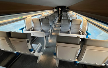 TGV Ocane 2nd class seats