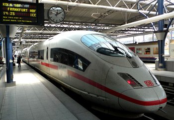 ICE train to Germany
