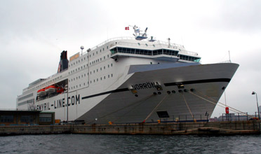 The Smyril Line cruise ferry 'Norrona' to Iceland.