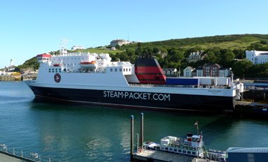The Isle of Man Steam Packet Company's ferry 'Ben My Chree' at Douglas