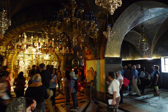 Site of the cross, Church of the Holy Sepulchre
