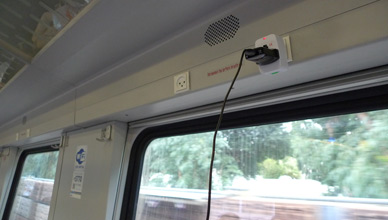 Wifi & power sockets on the train