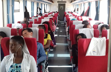 First class seats on SGR Nairobi-Mombasa train