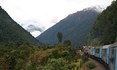 New Zealand's most scenic train ride...
