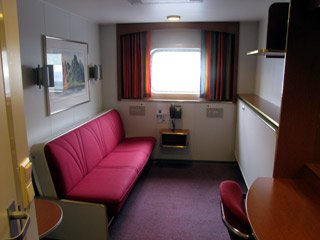 Cabin on a Hurtigruten ferry