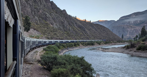 The Andean Explorer train