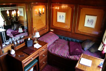 Another view of the same Royal Scotsman stateroom
