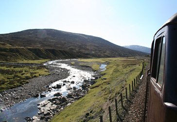 River next to the Highland Line