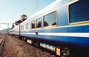 South Africa's Blue Train from Cape Town to Pretoria