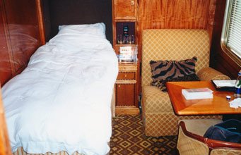A Blue Train deluxe suite