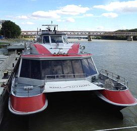 Twin City Liner river boat from Bratislava to Vienna