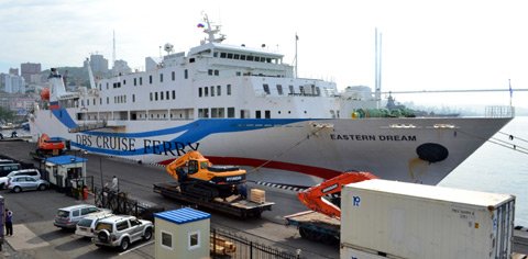 The ferry from Vladivostok to Japan & South Korea