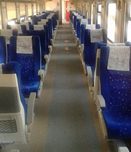 Inside the train from Iskenderun to Adana