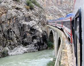 Taking the train to eastern Turkey:  Dogu express to Kars along the Euphrates river