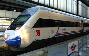 Turkish high-speed train