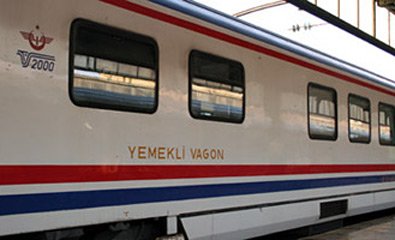 Trains in Turkey:  A TVS2000 restaurant car