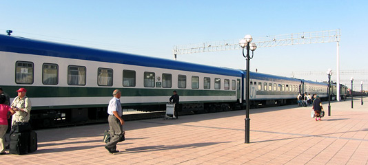 Uzbek sleeper train