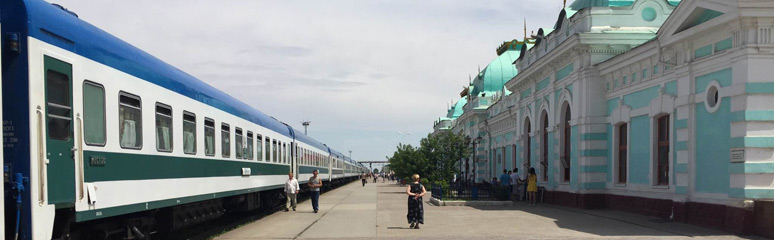 The train from Moscow to Tashkent