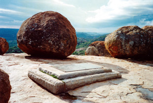 Matobo, Zimbabwe:  "Here lie the remains of Cecil John Rhodes"