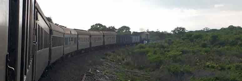 Bulawayo to Vic Falls by train