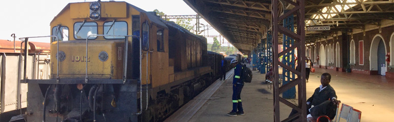Train from Harare arrived at Bulawayo