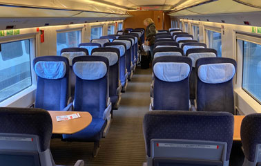 ICE2 train, 2nd class