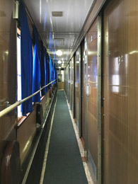 Sleeper corridor, train 83 Nur Sultan to Moscow