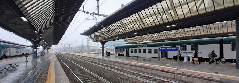 Platforms at Milan Rogoredo