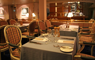 Restaurant on the Newcastle-Amsterdam ferry