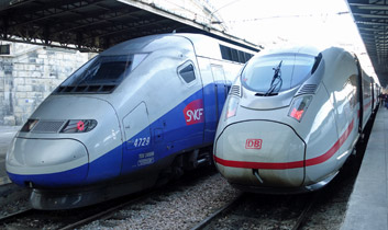 TGV & ICE to Germany, in Paris