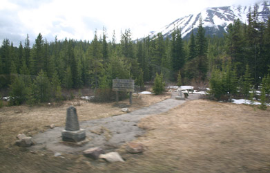 Continental Divide seen from the Rocky Mountaineer