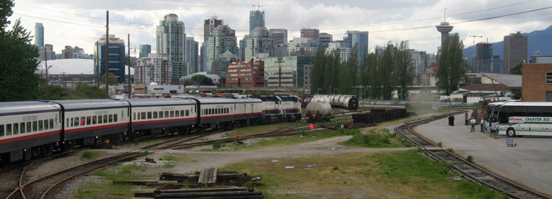 Rocky Mountaineer arrives in Vancouver