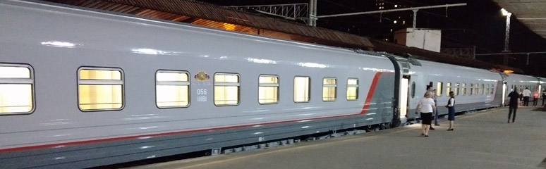The Tbilisi to Yerevan train in 2021