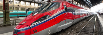 Frecciarossa train from Paris to Turin & Milan at Paris Gare de Lyon