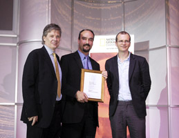 Receiving the award for Best Personal Contribution at the Responsible Travel Awards 2006