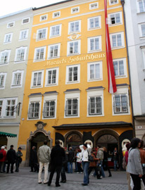Mozart's birthplace, Salzburg