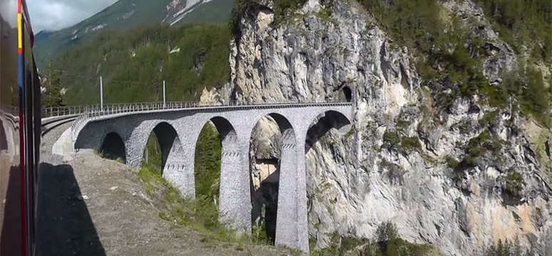Bernina Express & the Landwasser Viaduct