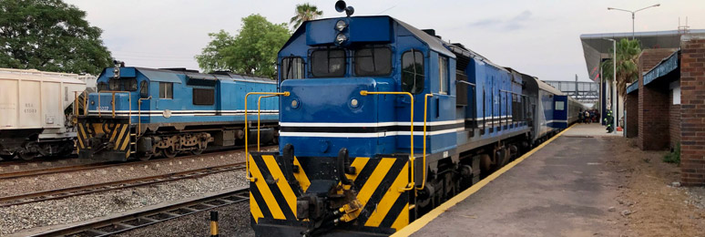 Botswana's new blue train