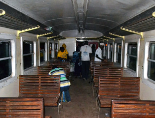 Train from Mbanga to Kumba, Cameroon