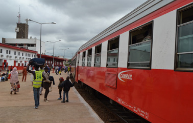 Train from Ngaoundere, arrived at Yaound
