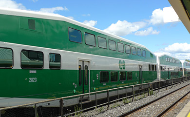 GO train from Toronto to Burlington