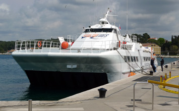 Venezia Lines fast ferry at Rovinj