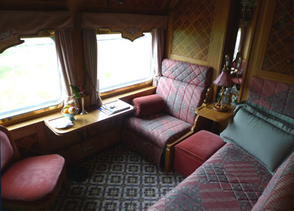 A Stateroom on the Eastern & Oriental Express train