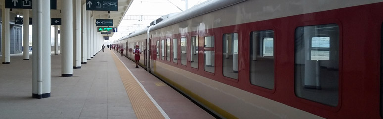 The train to Djibouti at Addis Ababa