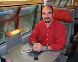 On board Eurostar, in Seat Sixty-One...