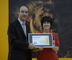 Receiving the Wanderlust 'Top Travel Website' award in January 2008