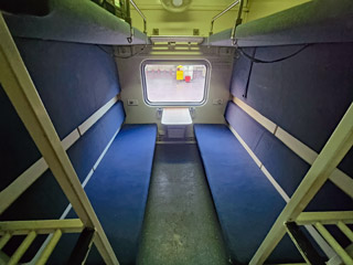 Business class sleeper compartment